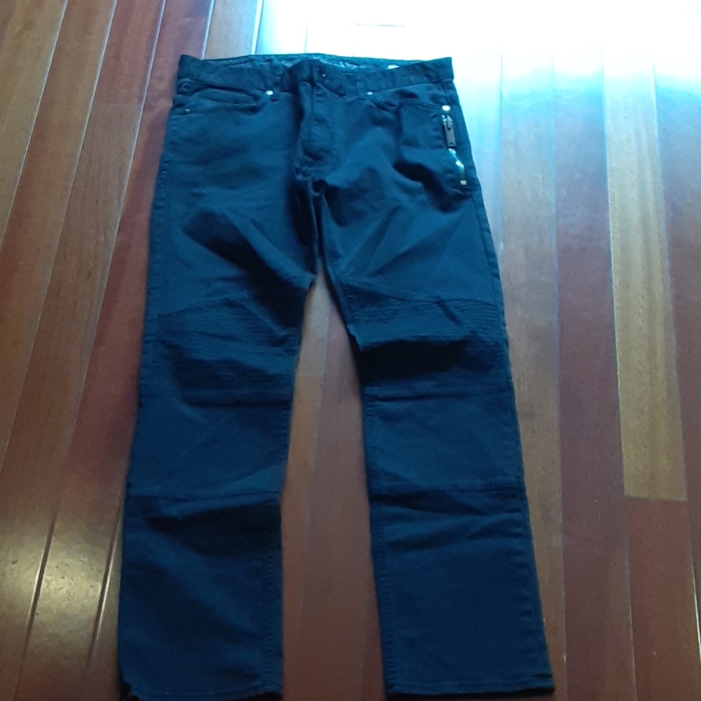 Calvin Klein Slim Fit Moto Jeans